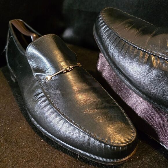 Florsheim Black Leather Men\'s Slip-On Loafers main image 5